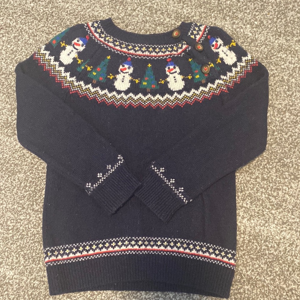 Baby Boden Fair Isle Sweater- Size-2-3y